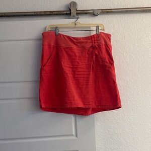 Athleta Red Women's Skirt